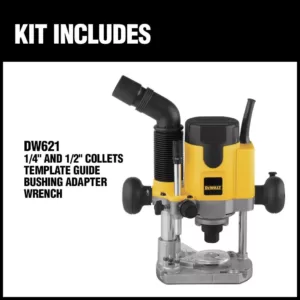 DEWALT 2 HP Electronic Variable Speed Plunge Router